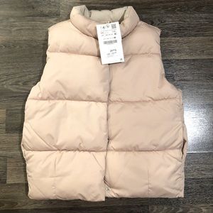 Zara puffer vest size 4-5 years